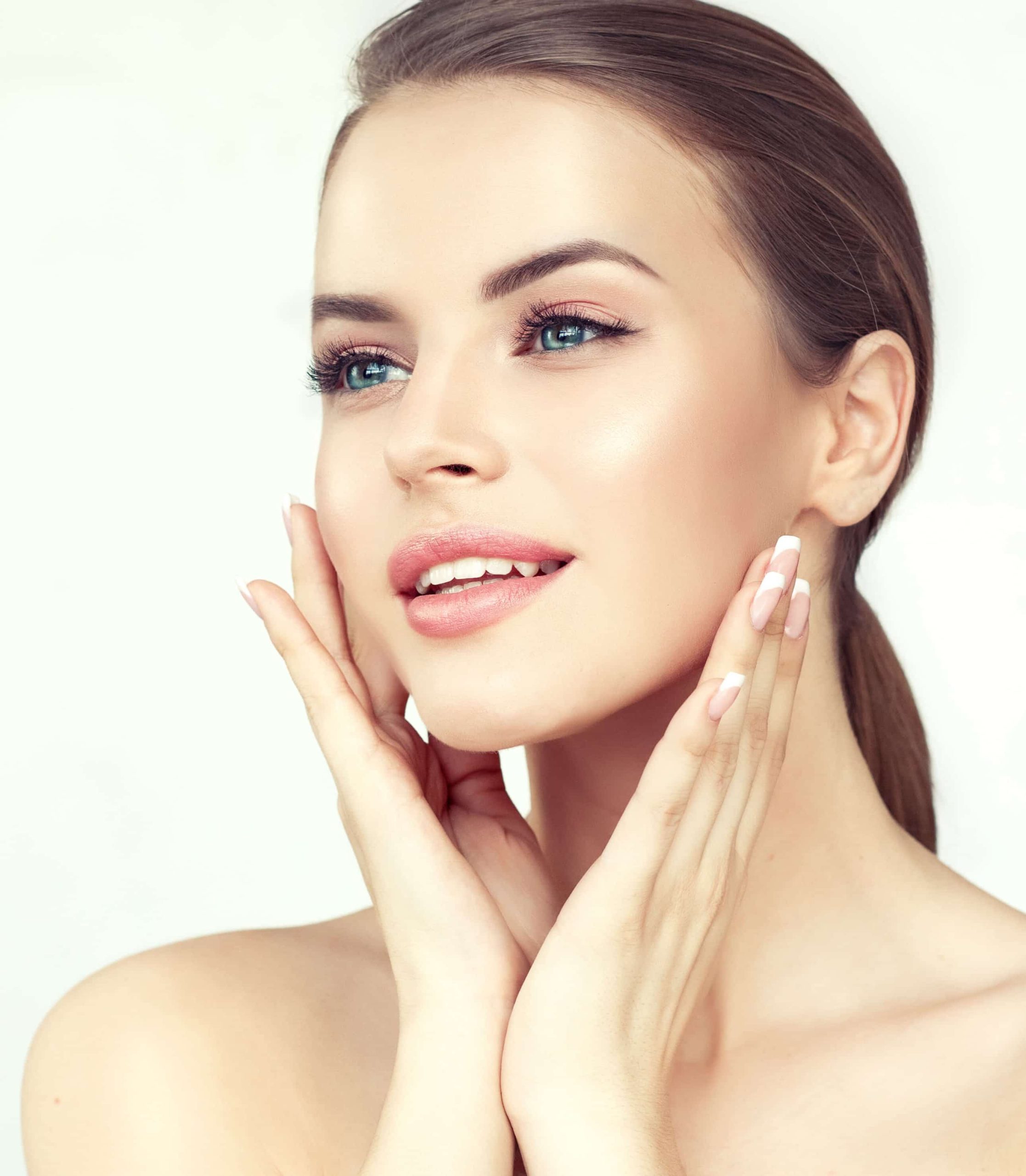 Beautiful Woman With No Eye Bags